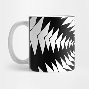 Black and White Optical illusion Mug